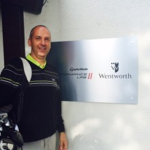 Marcel is klaar voor zijn TaylorMade fitting.