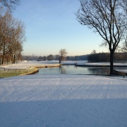 Groendael in de winter.