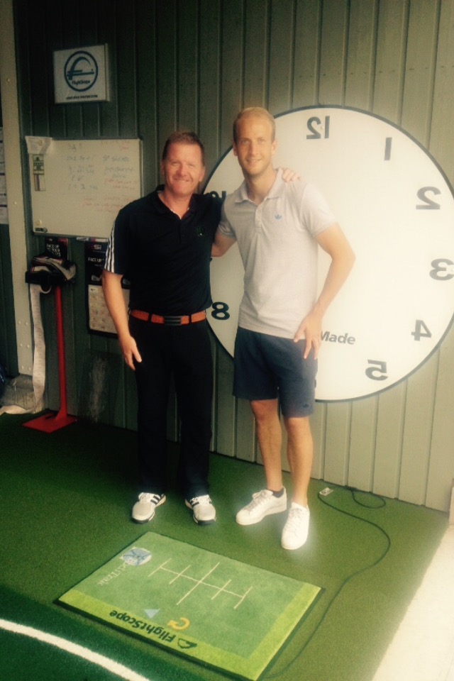 Fitting met Hockey spits Billy Bakker.