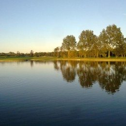 De driving range op Groendael.